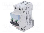 Circuit breaker; 400VAC; Inom: 6A; Poles: 2; for DIN rail mounting LEGRAND