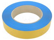Tape: marking; light-blue; L: 50m; W: 50mm; self-adhesive; PVC FATH