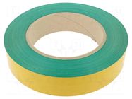 Tape: marking; green; L: 50m; W: 50mm; self-adhesive; PVC FATH
