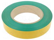 Tape: marking; green; L: 50m; W: 50mm; self-adhesive; PVC FATH