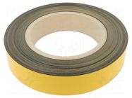 Tape: marking; black; L: 50m; W: 50mm; self-adhesive; PVC FATH
