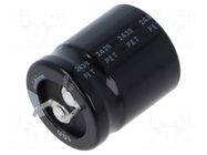 Capacitor: electrolytic; SNAP-IN; 100uF; 400VDC; Ø22x25mm; ±20% NICHICON