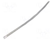 Braids; earthing tape; 16mm2; Ø1: 9mm; Ø2: 9mm; 120A; L: 0.55m BM GROUP