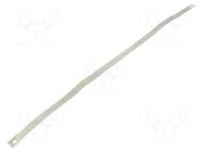Braids; earthing tape; 16mm2; Ø1: 9mm; Ø2: 9mm; 120A; L: 0.64m BM GROUP