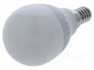 LED lamp; warm white; E14; 230VAC; 720lm; 8W; 160°; 3000K GTV Poland