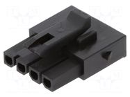 Connector: wire-wire/PCB; plug; female; PIN: 4; Micro-Fit Plus MOLEX