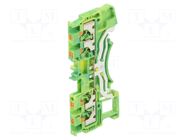 Splice terminal: rail; DS; for DIN rail mounting; spring clamp DEGSON ELECTRONICS