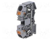 Splice terminal: rail; DS; for DIN rail mounting; spring clamp DEGSON ELECTRONICS