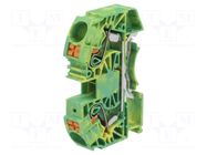 Splice terminal: rail; DS; for DIN rail mounting; spring clamp DEGSON ELECTRONICS