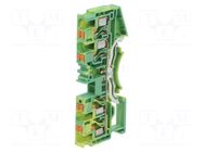 Splice terminal: rail; DS; for DIN rail mounting; spring clamp DEGSON ELECTRONICS