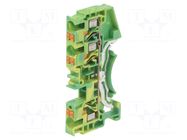 Splice terminal: rail; DS; for DIN rail mounting; spring clamp DEGSON ELECTRONICS