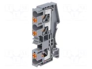 Splice terminal: rail; DS; for DIN rail mounting; spring clamp DEGSON ELECTRONICS