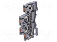 Splice terminal: rail; DSKK; for DIN rail mounting; spring clamp DEGSON ELECTRONICS