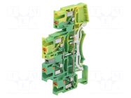 Splice terminal: rail; DSKK; for DIN rail mounting; spring clamp DEGSON ELECTRONICS