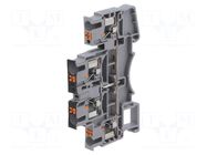Splice terminal: rail; DSKK; for DIN rail mounting; spring clamp DEGSON ELECTRONICS