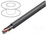 Wire; EcoCable Mini; 3x2x20AWG; shielded,Al-PET foil; MPPE; 300V ALPHA WIRE
