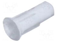 Fiber for LED; Ø1.3mm; L: 2.5mm; round; Front: flat; straight; PLPC1 BIVAR