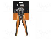 Multifunction wire stripper and crimp tool; 0.5÷6mm2; 205mm NEO TOOLS