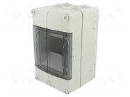 Enclosure: for modular components; IP65; grey; No.of mod: 5; AK SPELSBERG