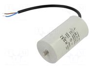 Capacitor: polypropylene; motors, run; 35uF; 470VAC; Ø50x120mm KEMET