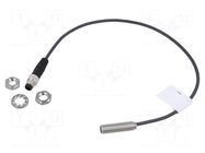 Sensor: inductive; OUT: PNP / NO; 0÷2mm; 10÷30VDC; M8; 0.3m; IP68 BALLUFF