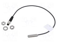 Sensor: inductive; OUT: PNP / NO; 0÷2mm; 10÷30VDC; M8; 0.3m; IP68 BALLUFF