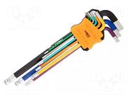 Wrench-set; hex key,spherical; 9pcs. NEO TOOLS