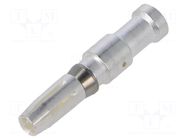 Contact; male; 696; silver plated; 2.5mm2; crimped; for cable BINDER