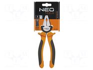 Pliers; for gripping and cutting,universal; 200mm NEO TOOLS