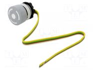 Switch: emergency stop; 22mm; Stabl.pos: 2; NC + NO; grey; none EAO