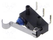 Microswitch SNAP ACTION; 2A/12VDC; SPDT; Rcont max: 100mΩ; Pos: 2 OMRON Electronic Components