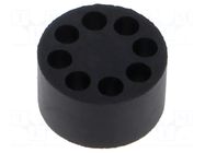 Insert for gland; 5mm; M32; IP68; NBR caoutchouc; Holes no: 8 HELUKABEL