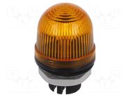 Signaller: lighting; continuous light; orange; 12÷230VDC; IP65 WERMA