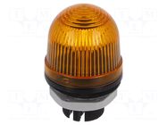 Signaller: lighting; continuous light; orange; 12÷230VDC; IP65 WERMA