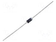 Diode: rectifying; THT; 600V; 1A; reel,tape; Ifsm: 30A; Ufmax: 1.2V ONSEMI