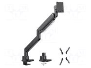 Holder; 22kg; 17÷57"; Arm len: 526mm; Dim: 120x580x730mm LOGILINK