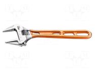 Wrench; adjustable; 205mm; Max jaw capacity: 32mm; anti-slip grip NEO TOOLS