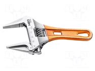 Wrench; adjustable; 156mm; Max jaw capacity: 43mm; anti-slip grip NEO TOOLS