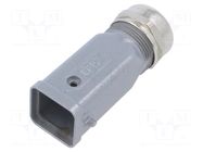 Enclosure for connectors: HDC; size H-A 3; for cable; for latch LAPP