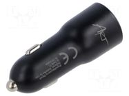 USB power supply; USB A socket,USB C socket; Sup.volt: 12÷24VDC ART