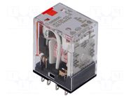 Relay: electromagnetic; DPDT; Ucoil: 240VAC; Icontacts max: 10A OMRON