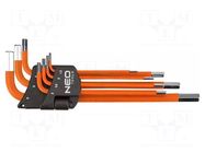 Wrench-set; hex key; 7pcs. NEO TOOLS