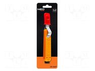 Stripping tool; 8÷28mm2; Wire: round; 180mm NEO TOOLS
