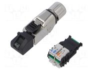 Connector: RJ45; plug; PIN: 8; Cat: 6a; shielded; 8p8c; 5.5÷10mm; IDC LAPP