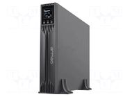 Power supply: UPS; 700W; 1000VA; 208÷240V; 450x440x88mm; 9Ah; 8h ARMAC