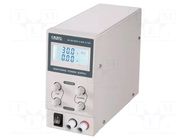 Power supply: laboratory; switching,single-channel; 0÷30VDC AXIOMET