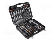 Wrench-set; 6-angles,socket spanner; Mounting: 1/2",1/4",3/8" NEO TOOLS