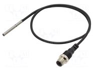 Sensor: inductive; OUT: NPN / NO; 0÷0.8mm; 10÷30VDC; Ø3; 0.3m; IP67 OMRON