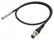 Sensor: inductive; OUT: PNP / NO; 0÷1.2mm; 10÷30VDC; Ø4; 0.3m; IP67 OMRON