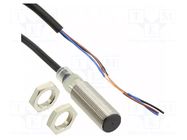 Sensor: inductive; OUT: NPN / NO; 0÷4mm; 10÷30VDC; M12; 5m; IP67 OMRON